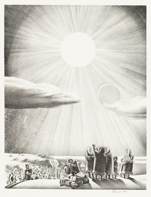 Rockwell Kent: Solar Fade-Out 22x30 Archival Quality Fine Art Print