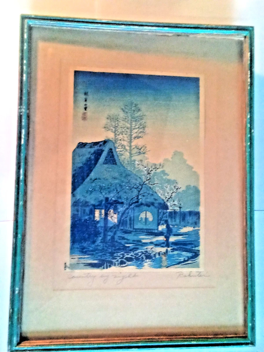 蓝色1900-1940 年日本版画| eBay