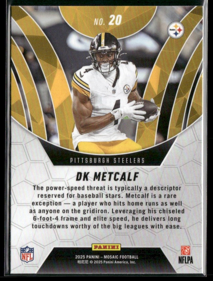 化猫将軍 HIKAKIN トレーディングカード PR DK Metcalf 2025 Panini Mosaic Elevate #20 | eBay