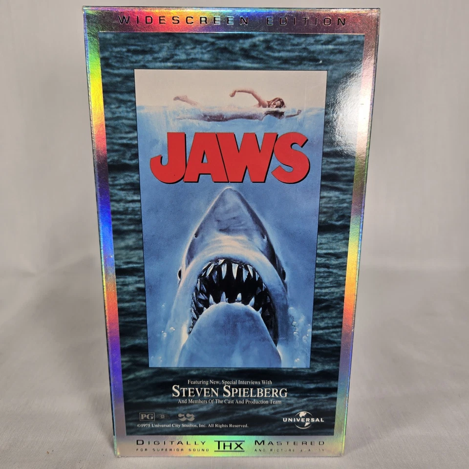 Jaws Widescreen Edition VHS 1997 Thriller Steven Spielberg Richard Dreyfuss VTG - Image 2 of 4