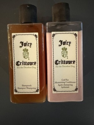 Juicy Crittoure Shampooch And Coif Fur Dog Shampoo And Conditioner Set 8 Oz Each