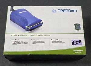 Trendnet 1-port Wireless G Parallel Print Server Model TEW-P1PG