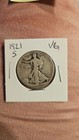 1921-S Walking Liberty Half Dollar Key Date 50C Silver Coin VG Better Date — photo 2
