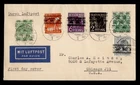DR WHO 1948 GERMANY FDC OVPT COMBO HAMBURG TO USA M81783