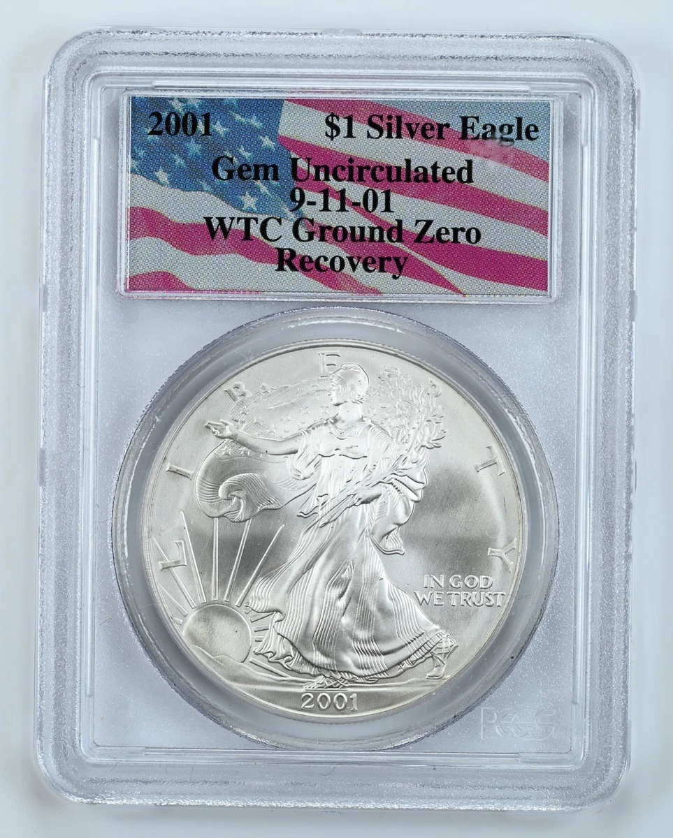 2001年 アメリカンイーグル$1銀貨 ケース入り American Eagle 2001 Silver Bullion Coins for sale | eBay