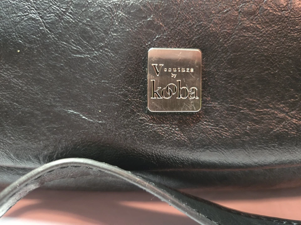 Bolso de Mano/Cartera de Hombro/Bolso de Mano Vcouture by Kooba Negro Imitación Cuero Boho Ajustable Foto 2 de 4