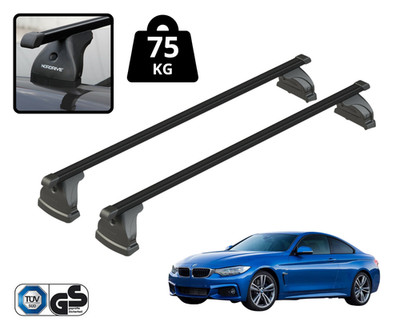 Nordrive Dachträge Querträgerr Für BMW 4er Coupe (F32) 2013-2020 Stahl Schwarz