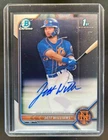2022 Bowman Draft Jett Williams Chrome Auto 1st Prospect #CDA-JWS Mets