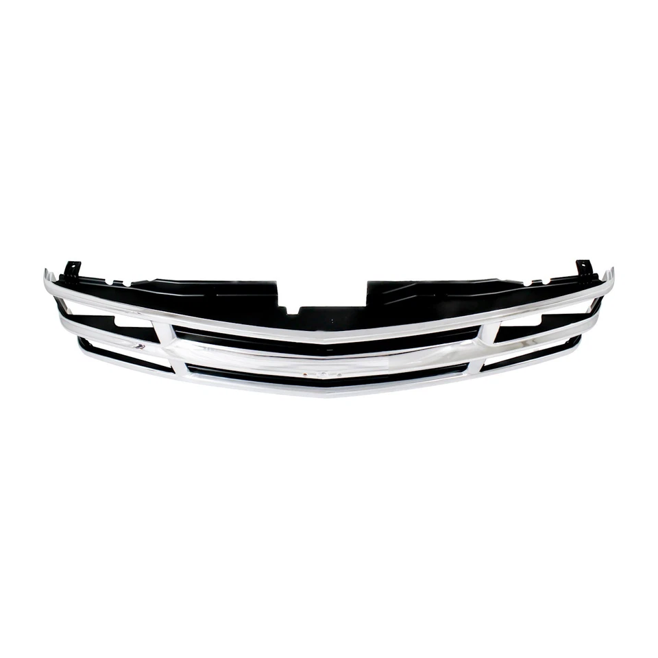 Grille For 1994-1999 Chevrolet C/K 1500 2500 3500 Pickup Suburban Tahoe Chrome - Image 4 of 4