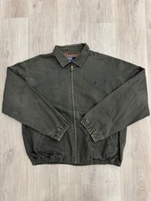 vintage 90s Polo Ralph Lauren Olive Green Harrington Jacket sz L Small P G2U