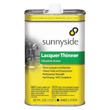 Sunnyside 47732 Lacquer Thinner, 1/4 Gal., Voc 24G/L