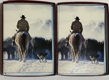 2 Packs Christmas Cards Leanin' Tree 20 Total Horse  Cowboy Winter Holiday 5X7