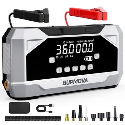 10000A 12V Auto Starthilfe mit Luftkompressor Reifenfüller Autobatterie Booster