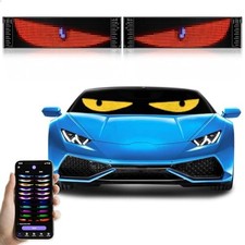 2Pcs Programmable Devil Eyes Light for Cars  LED Eyes for Truck 15"x 4"/2Pcs