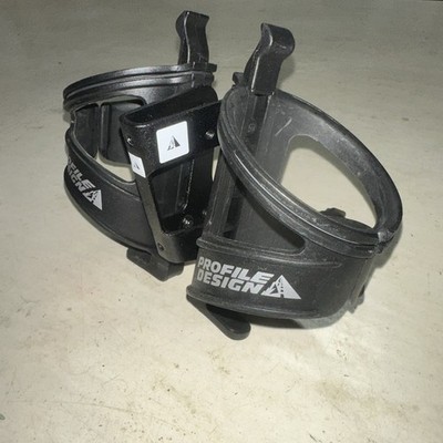Profile Design RML System Rear Bottle Mount 2 Cages Behind Saddle Triathlon Blk