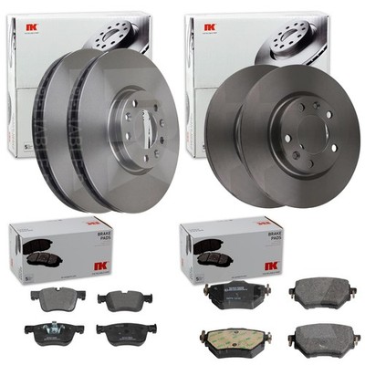 NK BREMSSCHEIBEN + BELÄGE VORNE + HINTEN passend für OPEL GRANDLAND / X