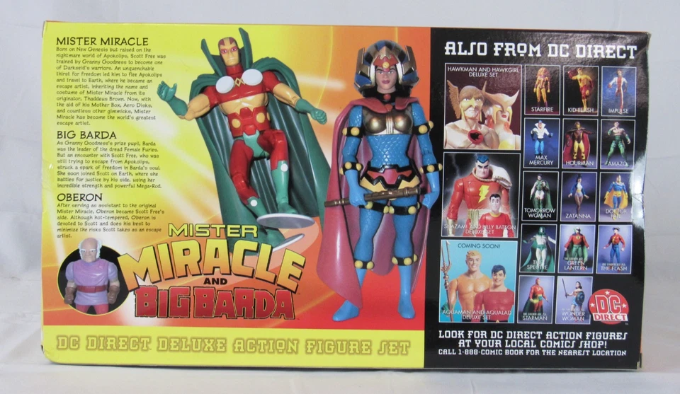 DC Direct Mister Miracle & Big Bards Figure Boxed Set Sealed MIP LA485 - Image 2 of 2