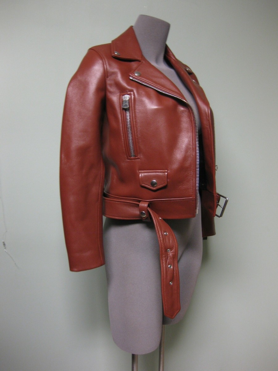 ぷん　Acne Studios ライダース　ジャケット　Mock Mock Leather Jacket by Acne Studios - La Garçonne