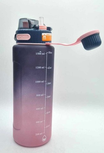 fun & fun Trinkflasche 1,5L Wasserflasche Sportflasche BPA frei G262 - Bild 2 von 14