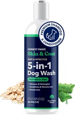 Honest Paws Dog Shampoo and Conditioner - Premium Dog Wash for Allergies and Dry