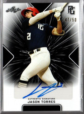 2021 Leaf Perfect Game Showcase Black #BAJT1 Jason Torres Auto /50