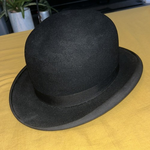 Cappello da bowler britannico vintage nuovo Evereasi ""The Nilcro"" circa 57 cm display oggetti di scena ✅ - Foto 3 di 10