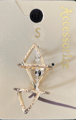 Accessoire Ring Größe S Modeschmuck goldfarben