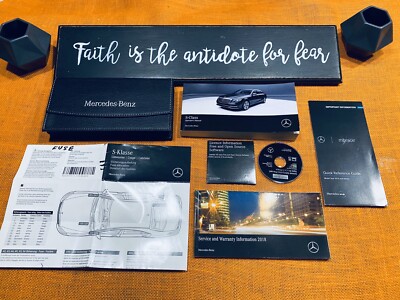 2018 MERCEDES BENZ S CLASS S560 S450 S600 S650 MAYBACH OWNERS MANUAL V6 V8 SEDAN