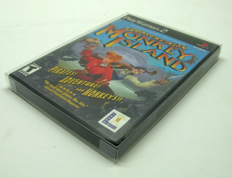 CAJA PROTECTORA TRANSPARENTE FUNDA PROTECTORA PARA JUEGO SONY PLAYSTATION PS2 CIB Foto 3 de 4