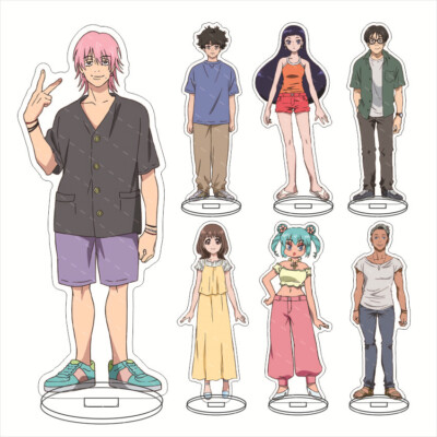 Negative Positive Angler Acrylic Stand Figure Model Collection Standee