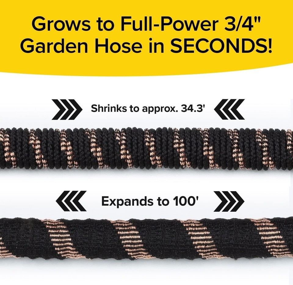 Pocket Hose Copper Bullet ASSEENONTV Expands to 100 ft REMOVABLE