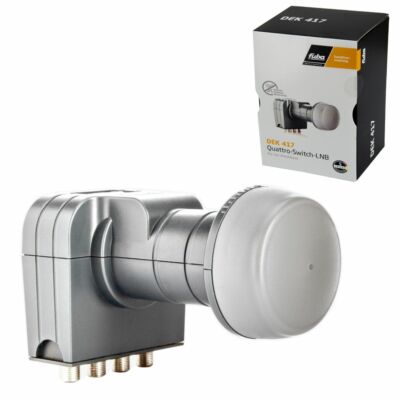 Fuba DEK 417 direkt Quad LNB Direktanschluss 4 Sat Empfang Teilnehmer HDTV UHD