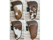 MYRA ~ LEATHER ~ COWHIDE ~ SOFT ~ PISTOL ~ STORAGE ~ CASE (15")