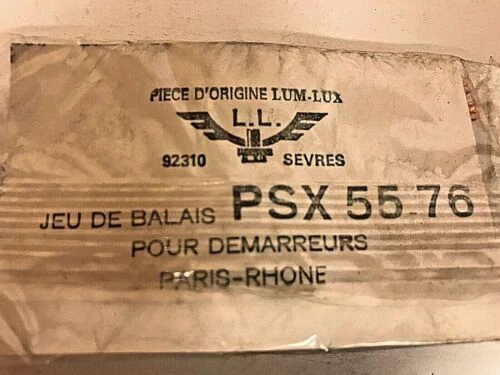 Juego de cepillos PSX 55-76 (carbono) para Citroën 2CV, Panhard Dyna DB, Renault... Foto 3 de 3