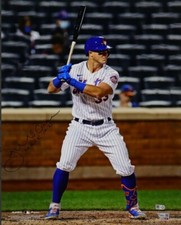 JAMES McCANN 'Mark 10: 27' Signed New York Mets 16x20 Photo (Fanatics/MLB)