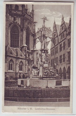 Münster  i. Westfalen  Lambertus Brunnen    