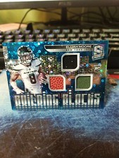 2021 Panini Spectra ELIJAH MOORE RC Triple Blocks Neon Blue /60 SC2295