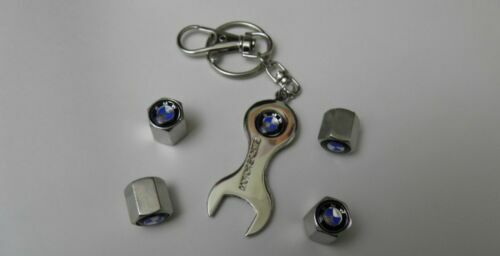 Porte-clés BMW En Argent 925 Et Or 18 Carats - Vintage, Occasion Très Bon état, Fabriqué En Italie
