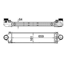 Mahle CI 501 000S Ladeluftkühler für Land Rover Freelander 2 L359