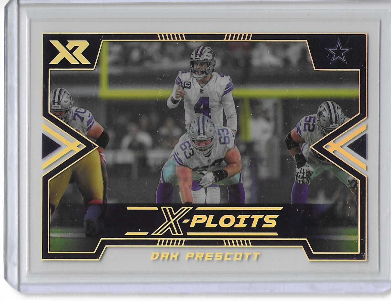 Dak Prescott 2022 Panini Xr Football XP-16 X-Ploits Refractor Dallas Cowboys
