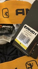 NEW AND1 Men's Sz L Long Mesh Basketball Shorts Gray NWT