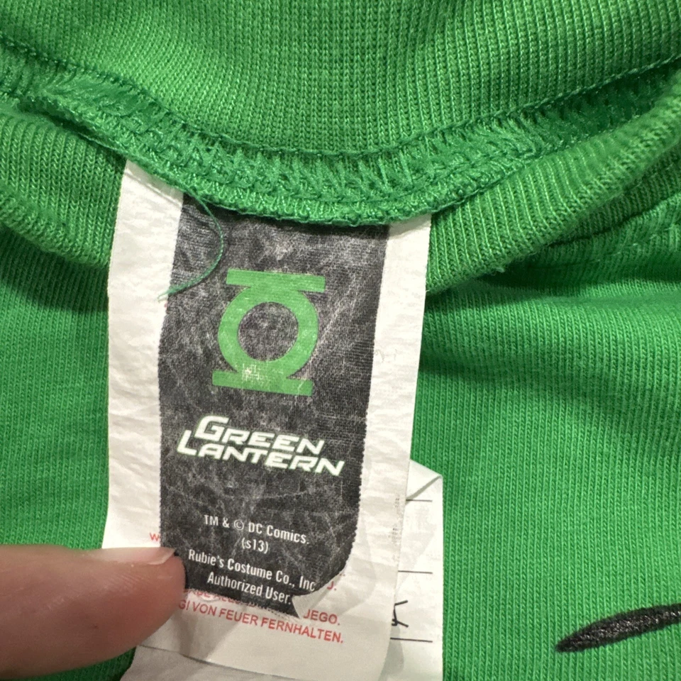 CAMISETA TOP DISFRAZ SUPERHÉROE JOVEN CON LICENCIA LINTERNA VERDE Foto 2 de 4