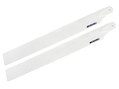 Microheli Blade 230 S / V2 White 240mm Plastic Main Rotor Blade Set MH-230S003WT