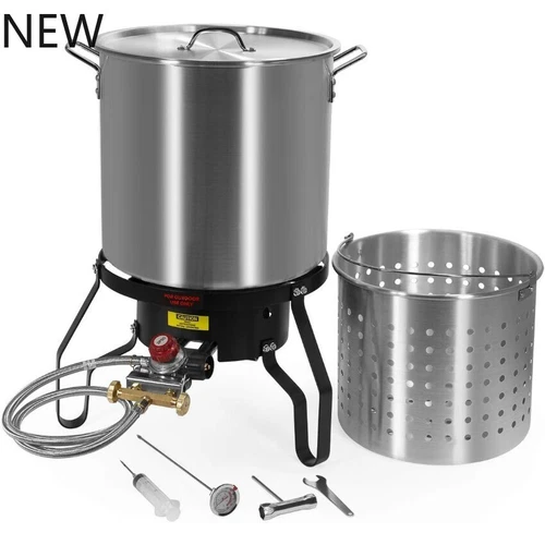 Barton 52 Quart High-Pressure Turkey Deep Fryer Propane Burner All Purpose, NEW