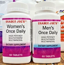 Trader Joe's Men and Women’s High Potency Multivitamin/Multimineral (2 Bottles)