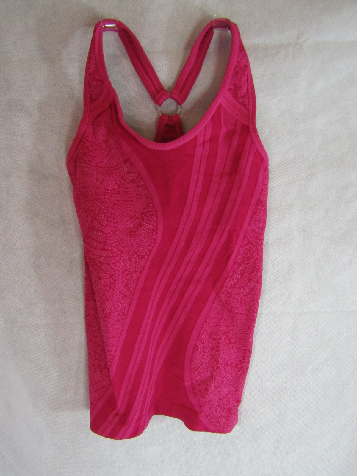 NUX Equilibrium Pink Abstract Pattern Racerback F… - image 1