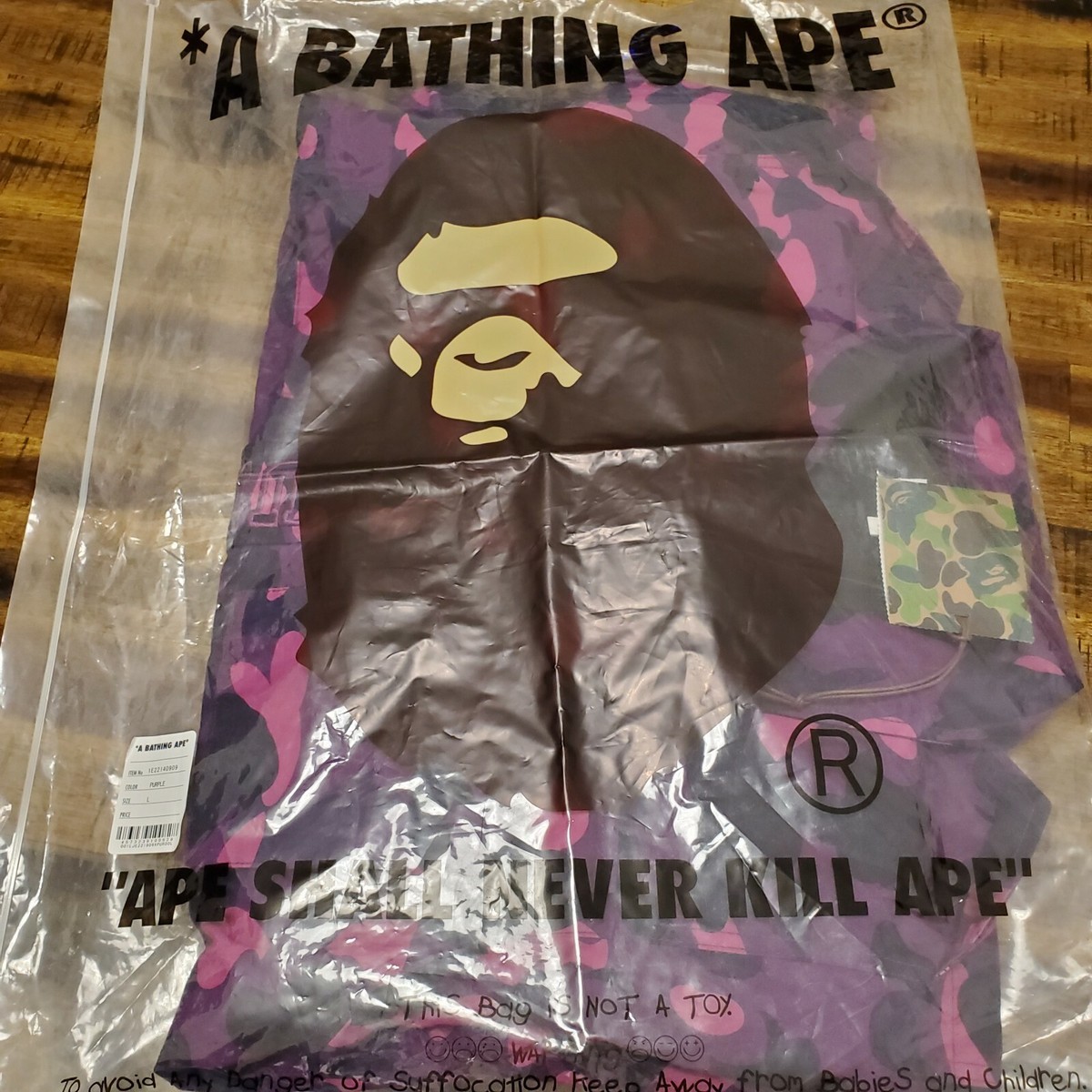 A Bathing Ape Bape X Undefeated M65 Jacket Purple Size L | eBay
