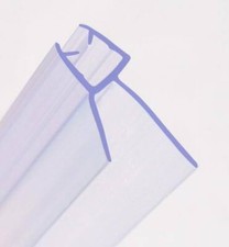 Rubber Plastic Shower Screen Seal Strip For 4-6mm Curved / Flat Glass Bath Door