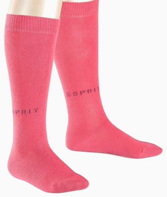 2 Paar Esprit 19040 - Kinder Strümpfe / Kniestrümpfe - Gr.: 27-30 - Rosa 8440