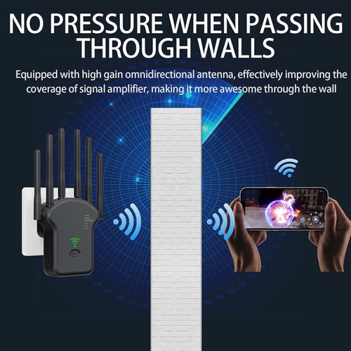 WLAN Repeater Router Range Wifi Verstärker Signal Access Point Booster 1200Mbps - Bild 10 von 65